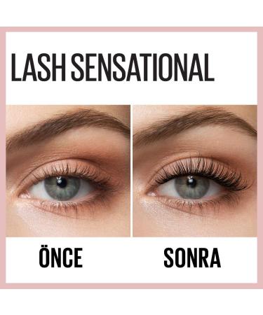 Maybelline Lash Sensational Mascara, Intense Black - Lengthening and Volumizing Formula - Buy Online on SooperMarket.com