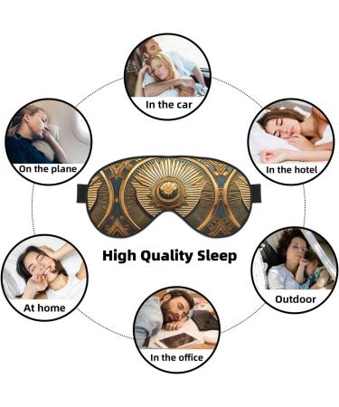 Sun Old Egyptian Timeless Grace Soft Sleep Eye Mask - Breathable Travel Eye Patch for Women | Relax & Rejuvenate - Buy Online on SooperMarket.com