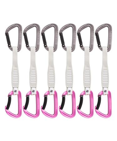 Mammut Straight Gate/Bent Gate Key Lock grey-pink 17 cm