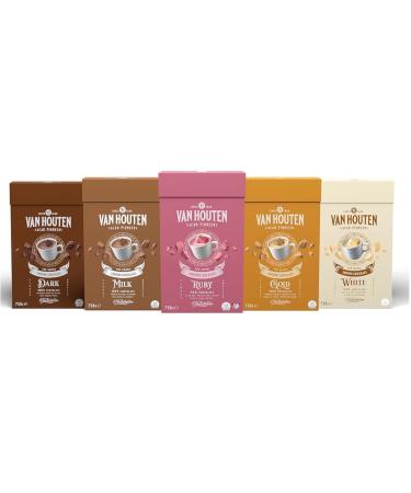 Van Houten Custom | Choose 2 from 5 Hot Chocolates | Recieve 1x750g Box of Each Choice
