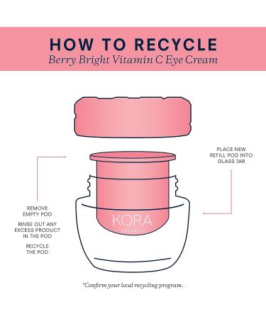 KORA Organics Berry Bright Firming Vitamin C Eye Cream | Certified Organic & Cruelty-Free | 0.50 fl oz - Buy Online on SooperMarket.com