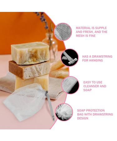 Buy NOLITOY 8pcs Exfoliating Soap Pouch - Dark Grey Facial Cleaning & Bath Scrubber | International Shipping - Buy Online on SooperMarket.com