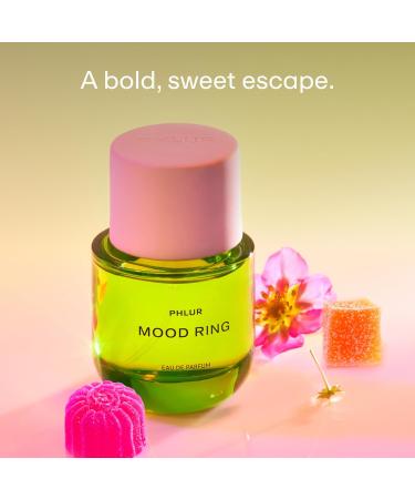 PHLUR Mood Ring Eau de Parfum - Full Size Perfume for Women & Men Fragrance - Sweet Fruity Floral Perfume with Orange Jasmine Patchouli Fruit Gummies & Amber (50mL) 1.69 Fl Oz (Pack of 1) - Buy Online on SooperMarket.com