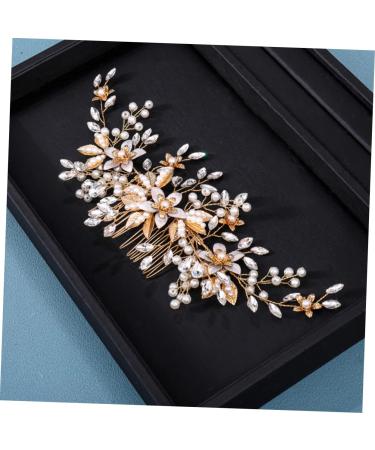 Gogogmee Headgear Bridal Hair Comb Bridal Headpieces for Wedding Bride Hair Comb Wedding Pearl Hair Comb Wedding Hair Accessories for Brides Wedding Hair Comb Wedding Headpiece for Bride - Buy Online on SooperMarket.com