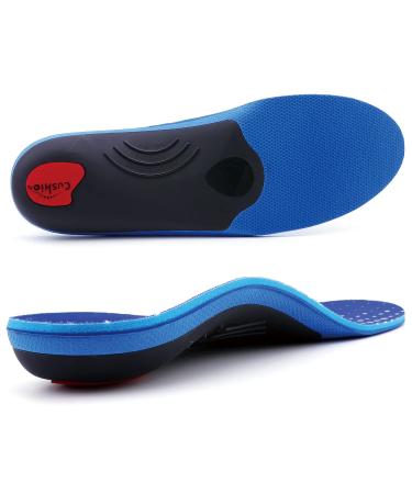 TOPSOLE Orthotic Insoles Plantar Fasciitis Insoles Arch Support Insoles for Flat Feet Foot Pain High Arches OverPronation Metatarsalgia Heel Pain Insoles for Men and Women (UK-9-28cm Blue Color) UK-9-28cm Blue Color