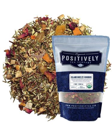 Organic Positively Tea Company, Island Breeze Rooibos Tea, Loose Leaf, 16 Ounce Island Breeze Rooibos 1 Pound (Pack of 1)