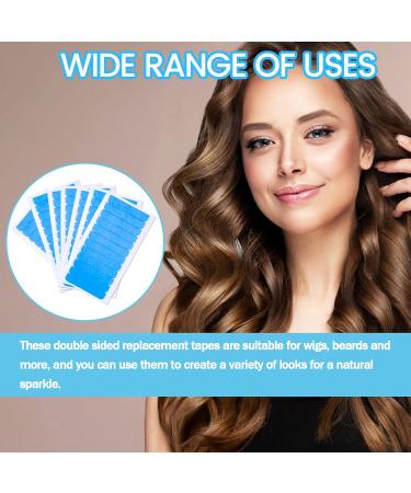 240 Blue Hair Extension Tape Tabs Adhesive Replacement for Human Hair Extensions Perfect for Tape-In Extensions - Buy Online on SooperMarket.com