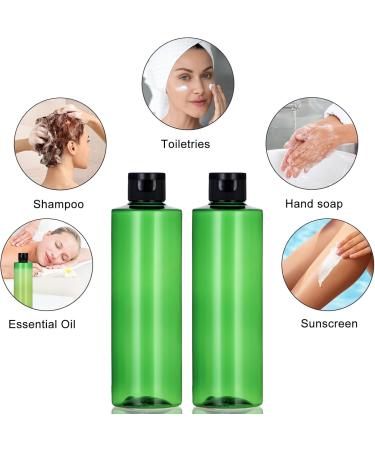 Sdootbeauty Applicator Bottles - 250ml Squeeze Bottles with Flip Cap for Hair Care | Pack of 2 Green Oil Bottles - Perfect for International Shipping - Buy Online on SooperMarket.com