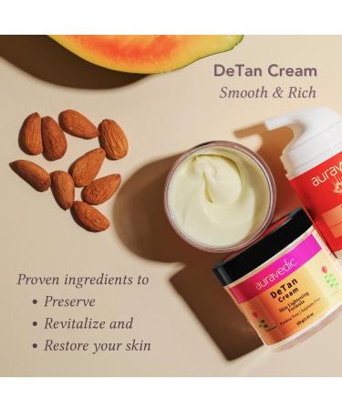 Unisex De-Tan Face Cream - Organic Moisturizer to Reduce Sun Tan | Papaya Turmeric & Licorice | 100g International Shipping Available - Buy Online on SooperMarket.com