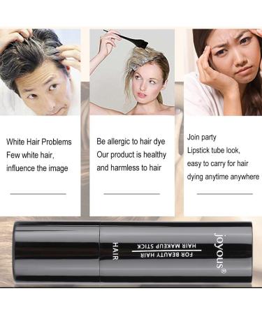 Buy Dark Brown Temporary Hair Color Pen - Washable Non-Toxic Hair Chalk for DIY Hair Dye & White Hair Coverage | 3.5g Stick - Buy Online on SooperMarket.com