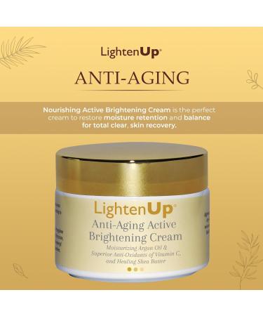 LightenUp Gold Anti-Aging Lightening Cream | Radiance Boost with Argan Oil & Shea Butter | International Shipping - Buy Online on SooperMarket.com