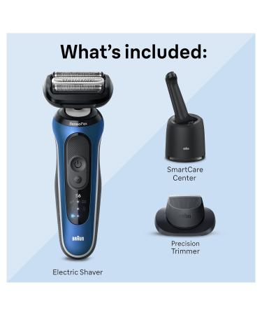 Braun Series 6 Electric Shaver for Men - 6172cc Wet & Dry Turbo & Gentle Modes Foil Shaver | 3 Piece Set - International Shipping Available - Buy Online on SooperMarket.com