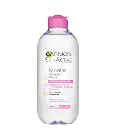 Garnier Micellar Water Sensitive Skin 400ml Unscented 400 ml (Pack of 1)