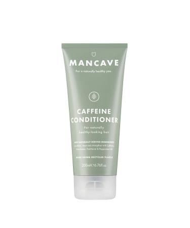 ManCave Caffeine Conditioner 200ml for Men Encourage Healthy Hair Growth Condition & Strengthen your hair with Natural Ingredients Vegan Friendly Tube made from Recycled Plastics Made in England 200 ml (Pack of 1)