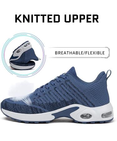 Mishansha Women's Breathable Air Cushion Sneakers - Size 9, Persian Blue - Buy Online on SooperMarket.com