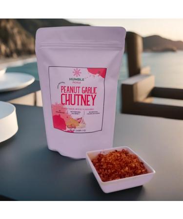 Humble Pickle's Peanut Garlic Chutney Creamy Nutty Flavour Perfect Meal Enhancer 200 Gm (Pack Of 1)