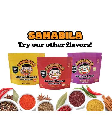 Samabila Korean Ramen Seasoning Mix - Gluten Free, Vegan, Medium Spicy - 5 oz - Buy Online on SooperMarket.com