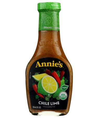 Annie's Chile Lime Vinaigrette Salad Dressing, Organic, Non-GMO, 8 fl oz