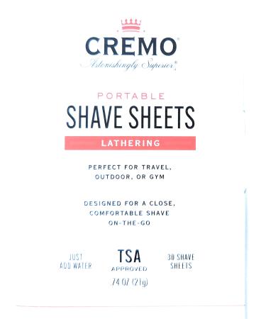 Cremo Shave Sheets