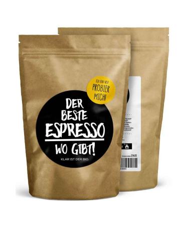 Biotiva DER Beste Espresso WO GIBT! - 250g (Beans) - Premium Organic Quality - Perfect Cream - Full-Bodied in Taste - Fresh Roast