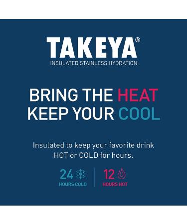 Takeya Actives 24oz Stainless Water Bottle with Insulated Spout Lid - Midnight - Buy Online on SooperMarket.com