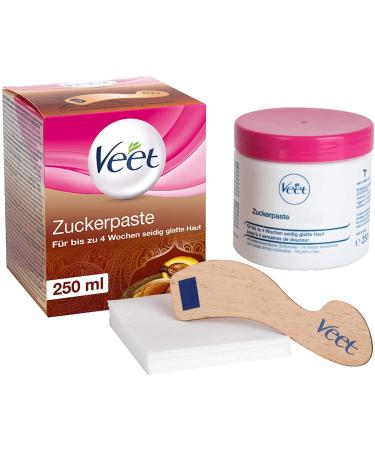 Veet Sugaring Sugar Paste with Argan Oil - Hair Removal for Smooth Skin Up to 4 Weeks | 4x250ml - Shop Now! - Buy Online on SooperMarket.com