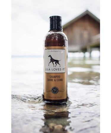 Natural Dog Shampoo with Argan & Lavender Oil | Vegan Paraben & Silicone-Free | Lila Loves IT 250ml - Buy Online on SooperMarket.com