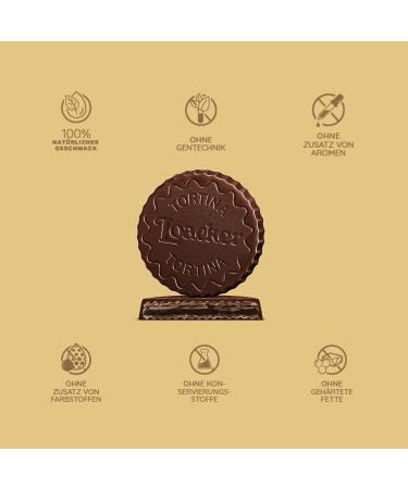 Buy Loacker Tortina Triple Choc - Crispy Chocolate Waffle Tarts | 24 Pcs of Gourmet Coffee Biscuits & Chocolate Shells - International Shipping Available - Buy Online on SooperMarket.com