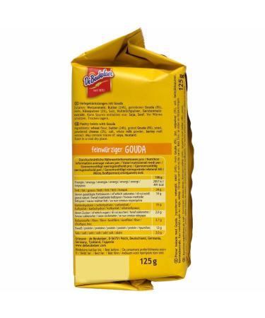 De Beukelaer Tourinos Cheese Pastry Sticks with Gouda - 125g - Gourmet Snack for International Shipping - Buy Online on SooperMarket.com