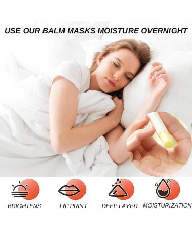 TBeautfave Clear Lip Balm Stick Lip Oil Moisturizing Lip Mask Lip Plumper Gloss Chapstick Lip Moisturiser for Dry Chapped Peeling Cracked Lips Fades Lip Lines Lip Repair Gifts for Teenage Girls - Buy Online on SooperMarket.com