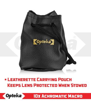 Opteka Achromatic 10x Diopter Close-Up Macro Lens for Sony E-Mount Cameras - 40.5mm, 49mm, 58mm Threads - Buy Online on SooperMarket.com