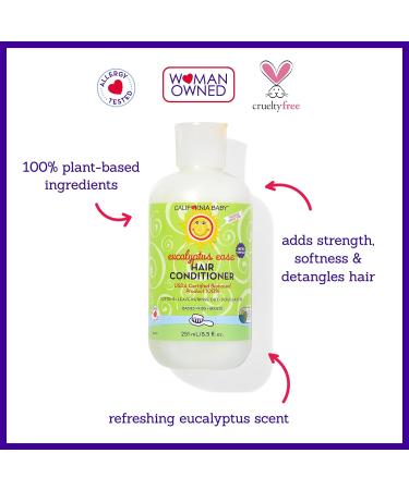 California Baby Eucalyptus Ease Conditioner - 8.5 oz | International Shipping - Buy Online on SooperMarket.com