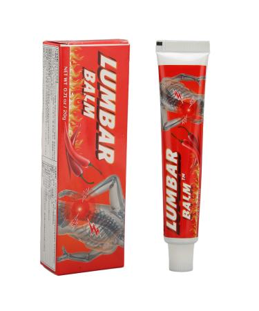 Ointment for Lumbar 20g Lower Back Pain Ointment Pain Cream Cushions Lower Back Pain Ointment Portable Small Size Lower Back Care Cream for Joint Pain Muscle Pain and Injury