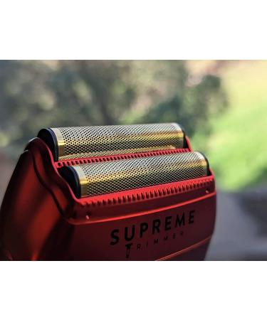 Supreme Trimmer Replacement Foil & Cutter SB63 - Hypoallergenic Foil for Crunch STF602 | Red | International Shipping Available - Buy Online on SooperMarket.com