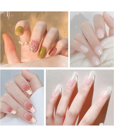 Lofuanna 5-in-1 Builder Gel in a Bottle - Clear Hard Gel for Nail Extension - Nail Kit with File & Adhesive - Nail Art Decoration - 3 Piece Set - Buy Online on SooperMarket.com