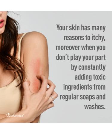 Just Nutritive Skin Calming Body Wash | Natural & Best Body Wash for Sensitive Skin | 16 oz | Shop Internationally - Buy Online on SooperMarket.com