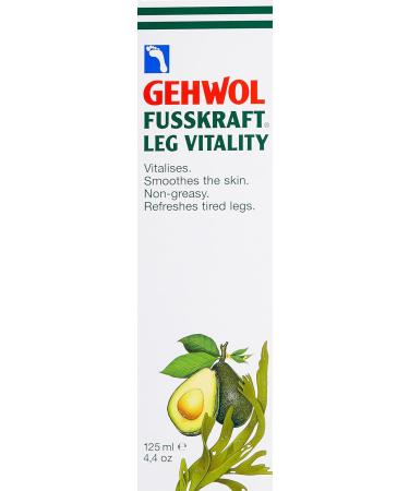 Gehwol Fusskraft Leg Vitality 125 ml - Non-Greasy Foot & Leg Cream for Preventing Dry Skin | Buy Internationally - Buy Online on SooperMarket.com
