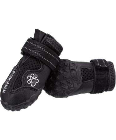TRIXIE Non-Slip Dog Shoes for Paw Protection | Walker Active L-XL 2 Pcs Black - 19466 | International Shipping Available - Buy Online on SooperMarket.com