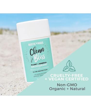 Rustic MAKA Clean Bliss Natural Deodorant | Prebiotic Formula | Vegan & Cruelty-Free | Aluminum & Paraben-Free | Odor Control for Women & Men - Buy Online on SooperMarket.com