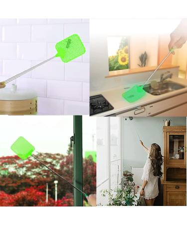 Olakin Extendable Fly Swatter - Insect & Mosquito Catcher for Effective Pest Control (Green) - Shop Internationally! - Buy Online on SooperMarket.com