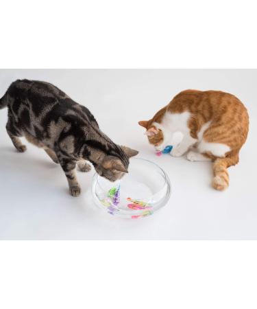 Interactive Swimming Robot Fish Toy for Cat with LED Light (4 pcs) BlackHole Litter Mat Cat & Dog Toy to Stimulate Your Cat's Hunter Instincts - Buy Online on SooperMarket.com