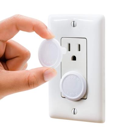 Outlet Covers Baby Proofing (50 Pack) By Wappa Baby | Safe & Secure Electric Plug Protectors | Sturdy Childproof Socket Covers For Home & Office | Easy Installation | Protect Toddlers & Babies | White 50 Count (Pack of 1)