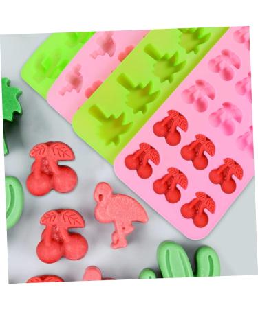 Ciieeo 4pcs Silicone Chocolate Mold Silicone Molds Baking Molds Cake Molds Coconut Tree Baking Supplies - Buy Online on SooperMarket.com