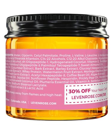 Leven Rose Coffee Eye Lift Cream - 100% Natural Anti-Aging Solution | Reduce Puffiness, Dark Circles, and Wrinkles | Deep Hydrating and Firming Formula - 1 oz - Buy Online on SooperMarket.com