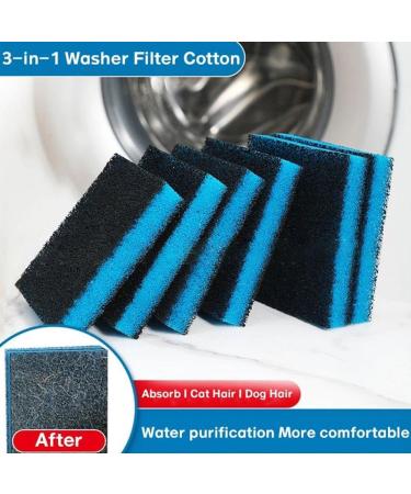 Washing Machine Clothing Hair Removal Reusable Collector Cleaning Tools Pet Remover For Laundry Suitable Sponge Hair Cleaning filter fluff tub washing and catch Machine clothes reusable Net Fo Blue 12PCS - Buy Online on SooperMarket.com