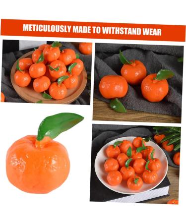 TOYANDONA 10pcs Simulated Fruit Orange Toys Models Artificial Fruits Scene Layout Prop Photo Prop Orange Cabinet Orange Decor Lifelike Orange Model Scene Adornment Modeling Tangerine Pvc - Buy Online on SooperMarket.com