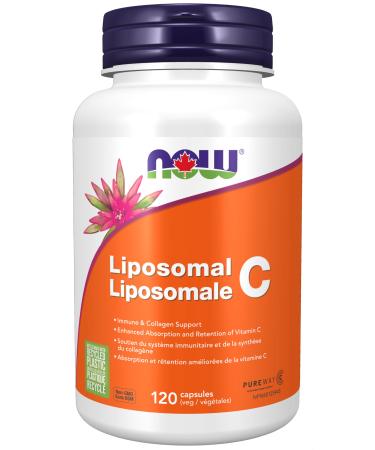 NOW Supplements Liposomal Vitamin C 1000mg Capsules 120 Count