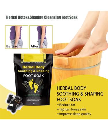 Herbal Detox&shaping Cleansing Foot Soak Beads Slimwe Body Detox Foot Soak Herbal Foot Cleansing Soak Beads for Foot Care (2 Box) - Buy Online on SooperMarket.com