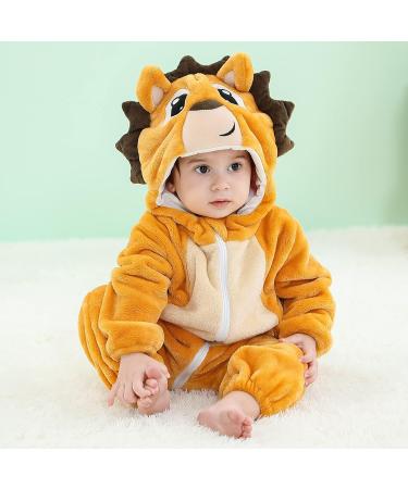 COOKY.D Unisex Winter Hooded Romper Jumpsuit - Hedgehog Design (3-6 Months) - Buy Online on SooperMarket.com