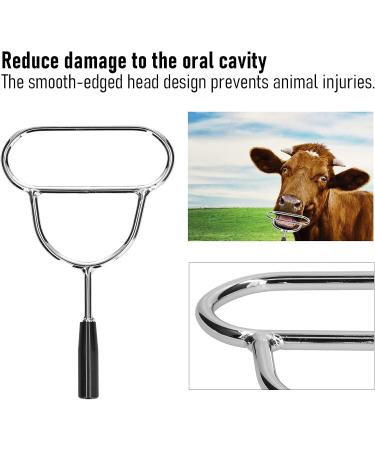 Ergonomical Handle Mouth Opener Metal Mouth Dilator Tool for Animal Easy to Use Animals Mouth Gag Labor Saving Breeding Equipment for Livestock Animals Cheek (Large Cow) - Buy Online on SooperMarket.com